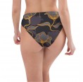 earlyfish - Tropical Black Recycelte High Waist Bikinihose für Damen