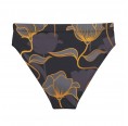 Mix & Match Recycelte High Waist Bikinihose Tropical Black » earlyfish