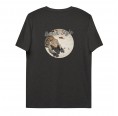 Bio-Baumwoll T-Shirt Dark Heather Grey Echse-Print » earlyfish