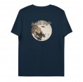 Marineblaues Bio-Baumwoll T-Shirt Echse » earlyfish