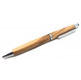 Olivenholz-Kugelschreiber mit Touchpen HENRI aus Olivenholz » D.O.M.