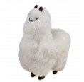 Weiße Alpaka Flocke 100% Baby Alpaka Dekoartikel | AlpacaOne