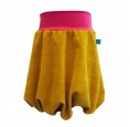 Bio-Ballonrock für Mädchen Gelb/Pink » bingabonga