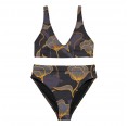 Tropical Black Recycelter High Waist Bikini » earlyfish