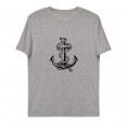 Anker-Print Unisex Bio-T-Shirt Heather Grey » earlyfish