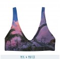 Mix & Match Recyceltes, gepolstertes Bikini-Oberteil Pink Sundown » earlyfish