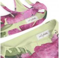 earlyfish - Recycelter High Waist Bikini Tropical Flower pink/grün