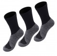 Alpaka Trekking Socken, 3er Pack schwarz | AlpacaOne