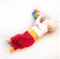 Baby Bio-Nicki Gemütlichkeitshose Rot/Gelb | bingabonga