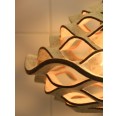 noThrow Design Bloom Blütenartiger Lampenschirm aus Wollfilz Sand