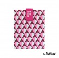 Boc´n Roll Tiles Öko Sandwichtasche Pink | Roll‘eat