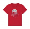 Baby Bio-T-Shirt Rot mit Qualle-Print » earlyfish