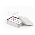 Spielkartendose aus Weißblech - Öko Sammelbox | Tindobo