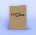 Öko Dankeskarte - Naturpapier, DIN A6 Klappkarte » eco-cards