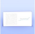 Öko Weihnachtskarte Worträtsel blaue Farbtöne » eco-cards