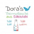 Dora’s Thermosflasche aus Edelstahl