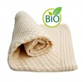 Bio-Baumwolle Erstlingsdecke - natur | Sonnenstrick