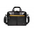 Ecowings Laptoptasche Elegant Eagle Öko Businesstasche, gelber Reißverschluss