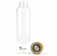 Glasflasche mit Bambusdeckel 550 ml | Made Sustained 