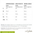 Größentabelle Bio-Baumwoll T-Shirt Echse » earlyfish