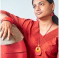 Fairtrade Halskette ESHA Rot » Sundara Paper Art