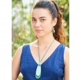 Fairtrade Halskette KAMALAM Ozean » Sundara