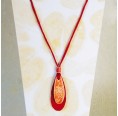 Nachhaltige Halskette KAMALAM Rot » Sundara