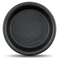 Ovaler Hundenapf & Katzennapf schwarz aus Steinzeug-Keramik in S-XL
