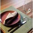 Tischset - Bioleinen grün » nahtur-design