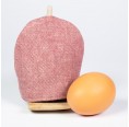 Eierwärmer aus Bioleinen rosa » nahtur-design
