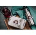 Lunchbox-Flaschen Set Prinzessin braun, Größe L aus Edelstahl » Tindobo
