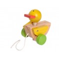 EverEarth Nachzieh-Ente aus FSC Holz – Öko Holzspielzeug