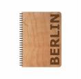 Öko Notizblock BERLIN Kirschholz-Einband & FSC® Papier | Echtholz