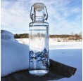 Soulbottles Trinkflasche aus Glas - Alpenblick