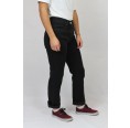 Klassische Straight-fit Bio Jeans, schwarz