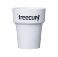 NOWASTE 300 Mehrwegbecher Weiß mit Treecup Logo