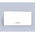 Eco Weihnachtskarte DIN lang mit grünem Statement | eco-cards-shop