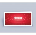 Weihnachtskarte rot mit exklusivem Design | eco-cards-shop