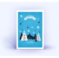 Winterlandschaft - Eco Weihnachtskarten, A6 hoch | eco-cards