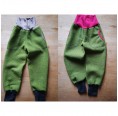 Bio Wollwalkhose mit farbigen Abschlüssen für Kinder | Ulalü