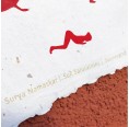 Detail Sonnengruß Yoga-Poster mit Büttenrand » Sundara Paper Art