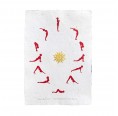 Sonnengruß Yoga-Poster Büttenpapier » Sundara Paper Art