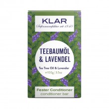 Fester Conditioner Teebaumöl & Lavendel (gegen Schuppen0) Vegan, 100g