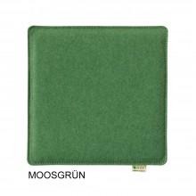 Vegan Sitzkissen 'Quadrat' 40cm x 40cm Violan® Premium, Moosgrün