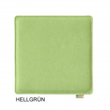 Vegan Sitzkissen 'Quadrat' 40cm x 40cm Violan® Premium, Hellgrün