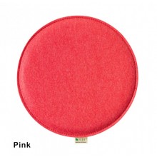 Vegan Filz Sitzkissen 'Kreis' Ø 40 cm Violan® Pink
