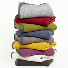 Lodendecke 100% flauschige Schurwolle, verschiedene Größen & Farben