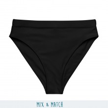 Mix & Match Recycelte High Waist Bikinihose einfarbig