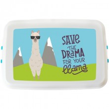 Biokunststoff Lunchbox »Save the Drama for your llama« Biodora