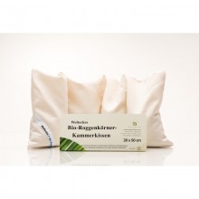 Bio-Roggen-Körner-Kammer-Kissen Weltecke 20x50 cm